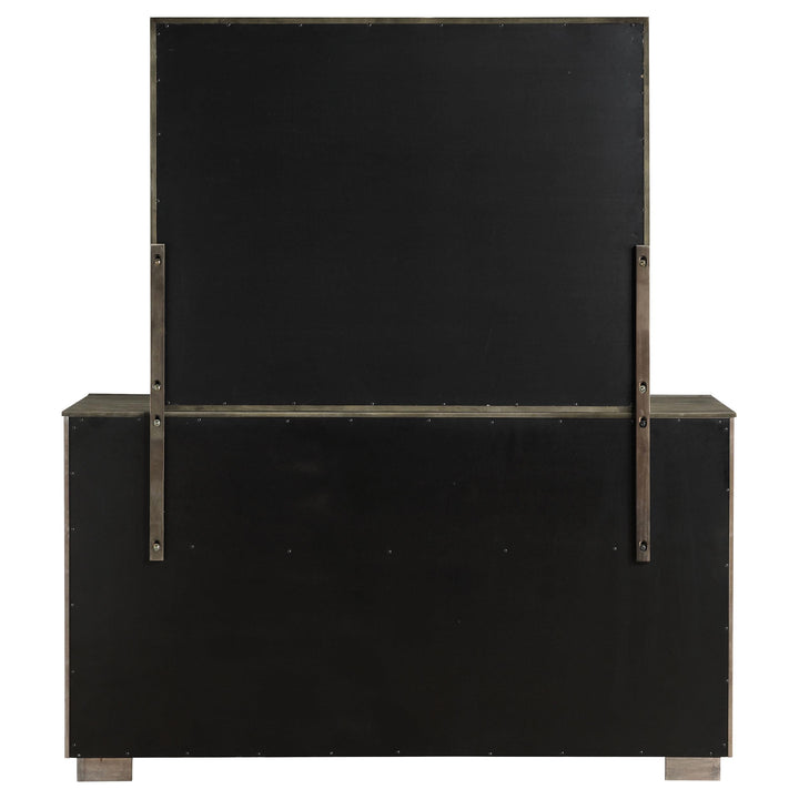 Durango 8-drawer Dresser and Mirror Taupe Oak