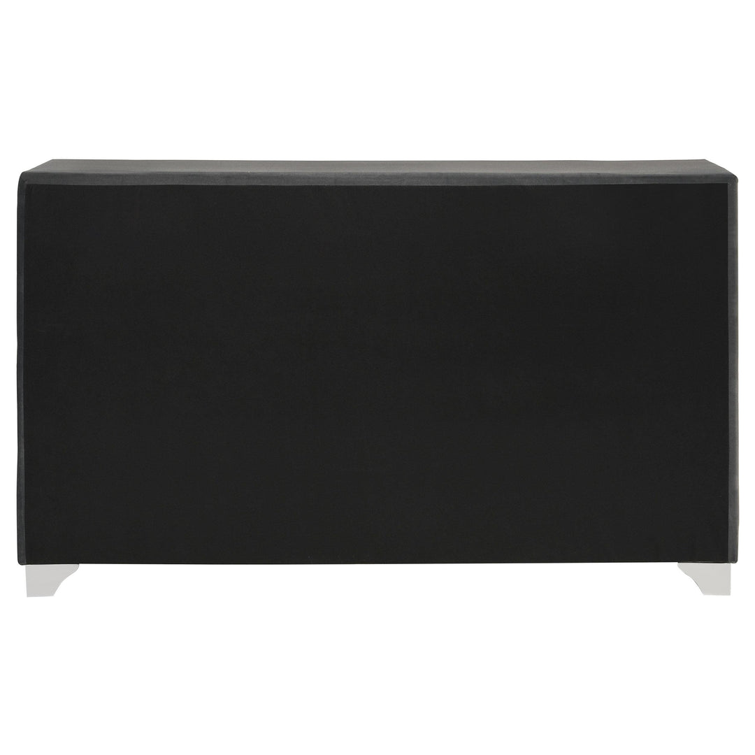 Melody 6-drawer Upholstered Dresser Grey