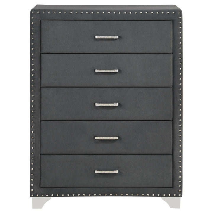 Melody 5-drawer Bedroom Chest Grey