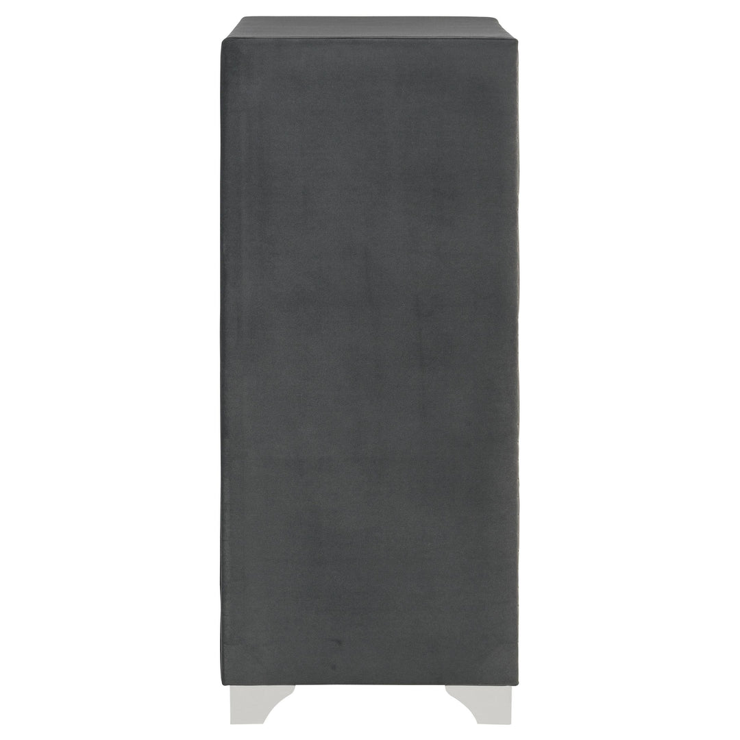 Melody 5-drawer Bedroom Chest Grey