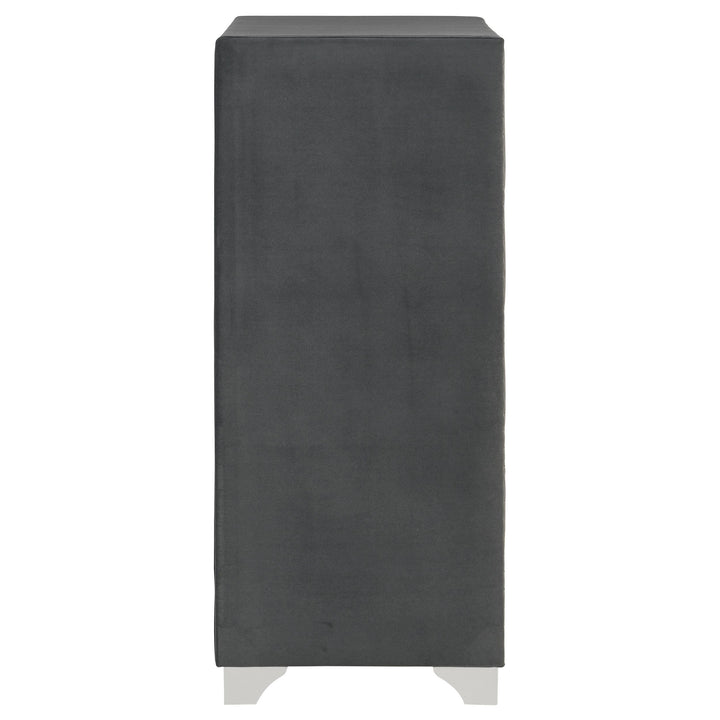 Melody 5-drawer Bedroom Chest Grey