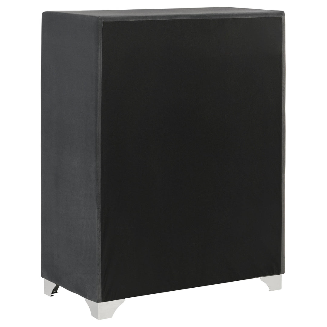 Melody 5-drawer Bedroom Chest Grey
