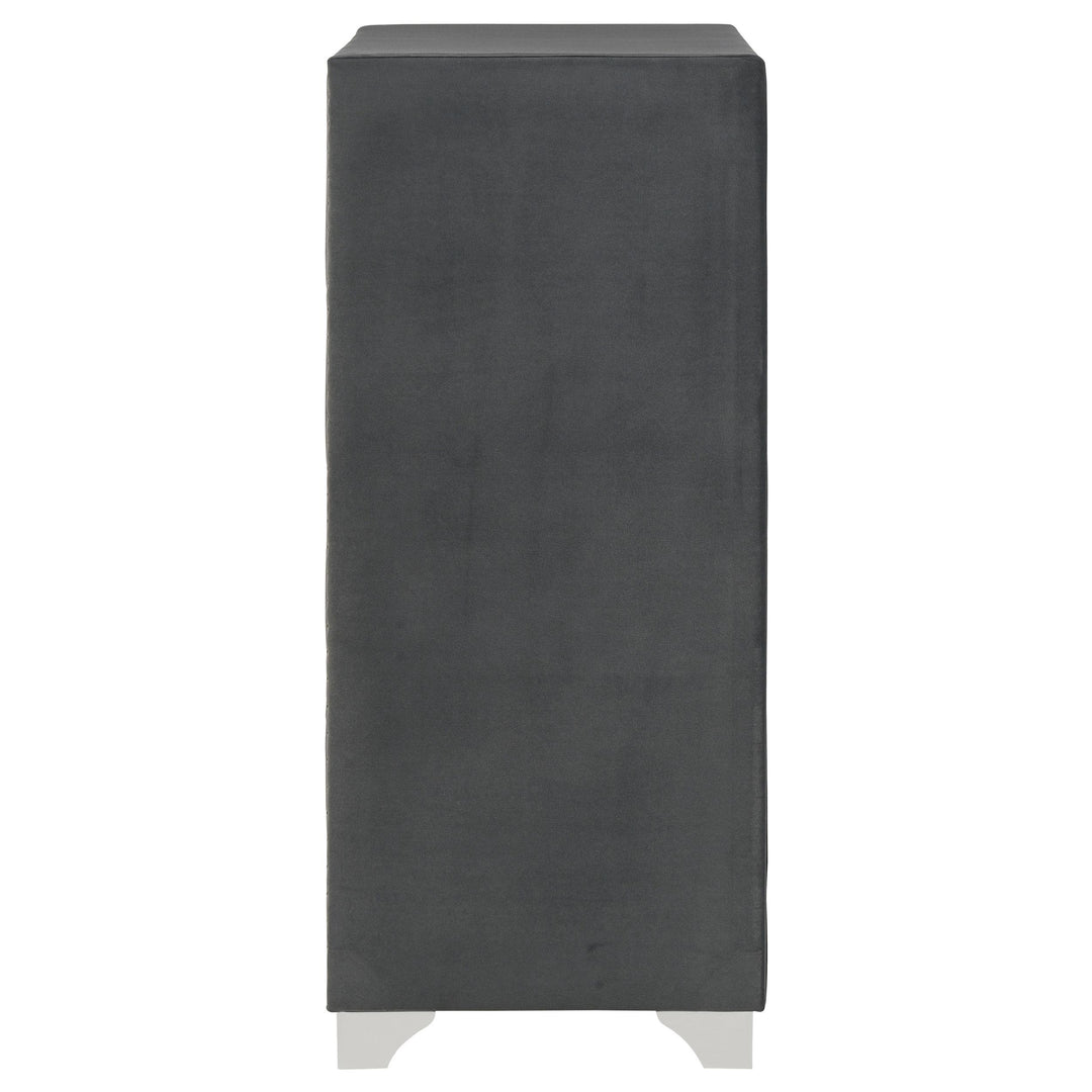 Melody 5-drawer Bedroom Chest Grey