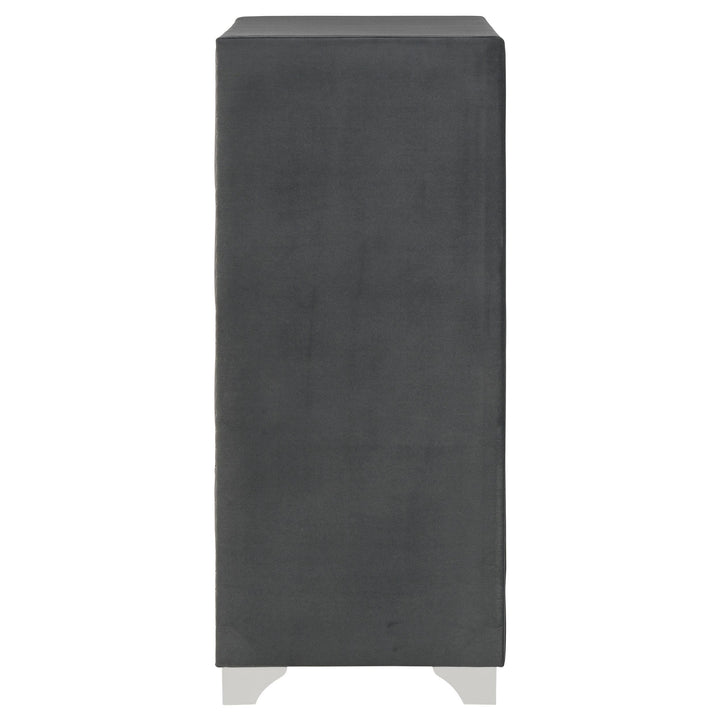 Melody 5-drawer Bedroom Chest Grey