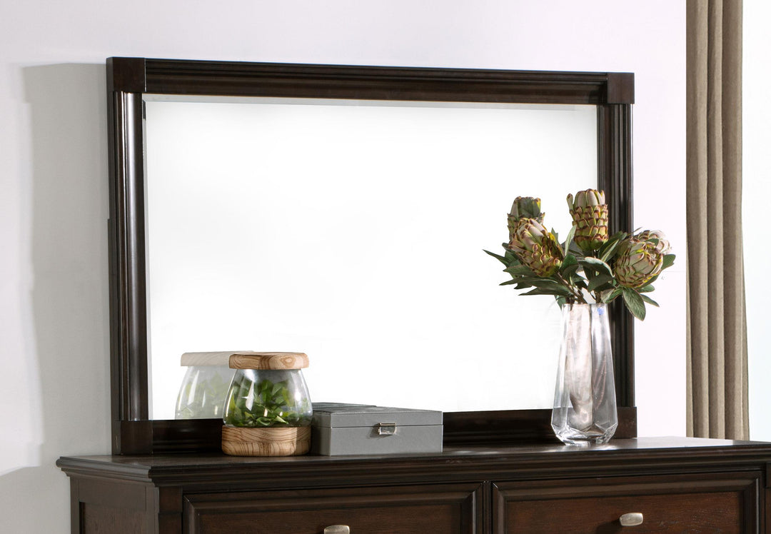 Andover Dresser Mirror Dark Oak