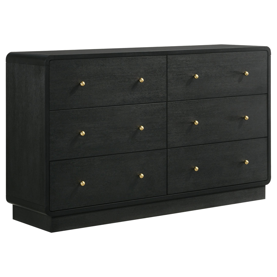 Cavelle 5-piece Full Bedroom Set Black