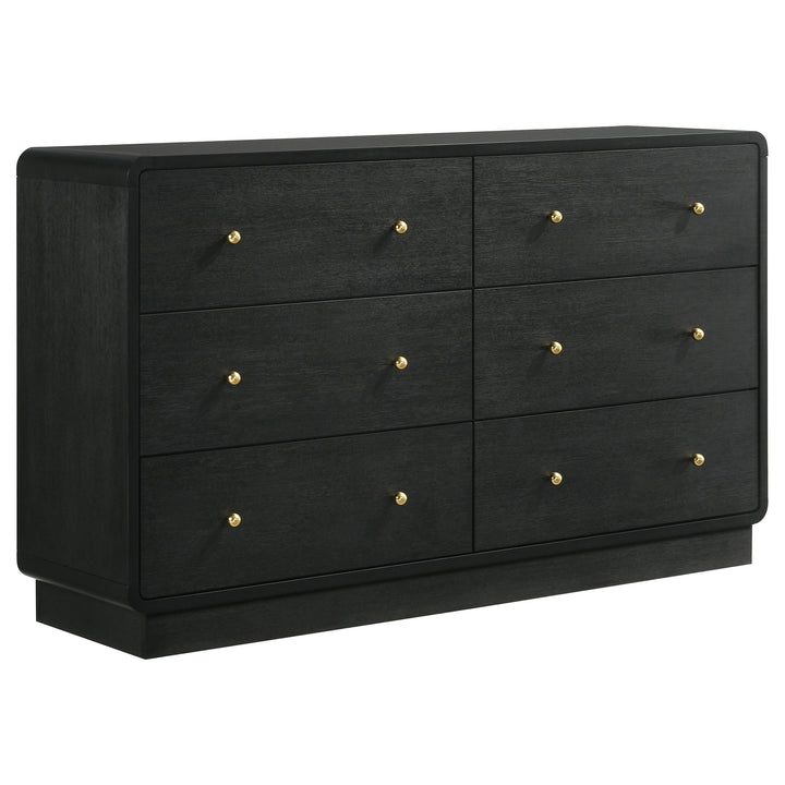 Cavelle 5-piece Twin Bedroom Set Black