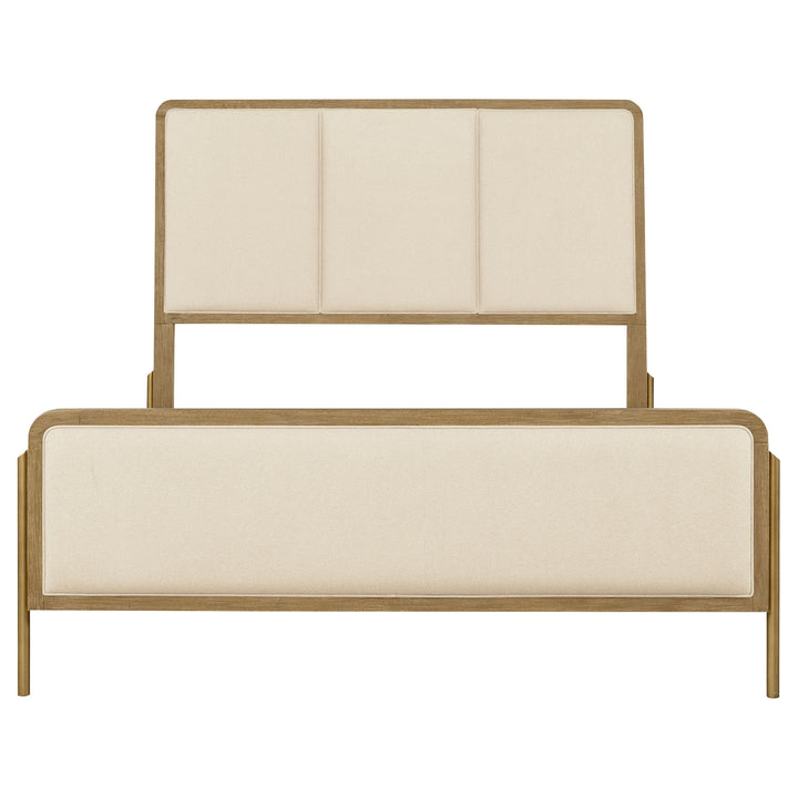Arini 56-inch Eastern King Panel Bed Cream and Sand Wash