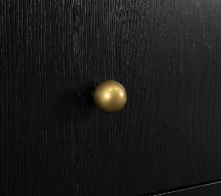 Arini 3-drawer Nightstand Black