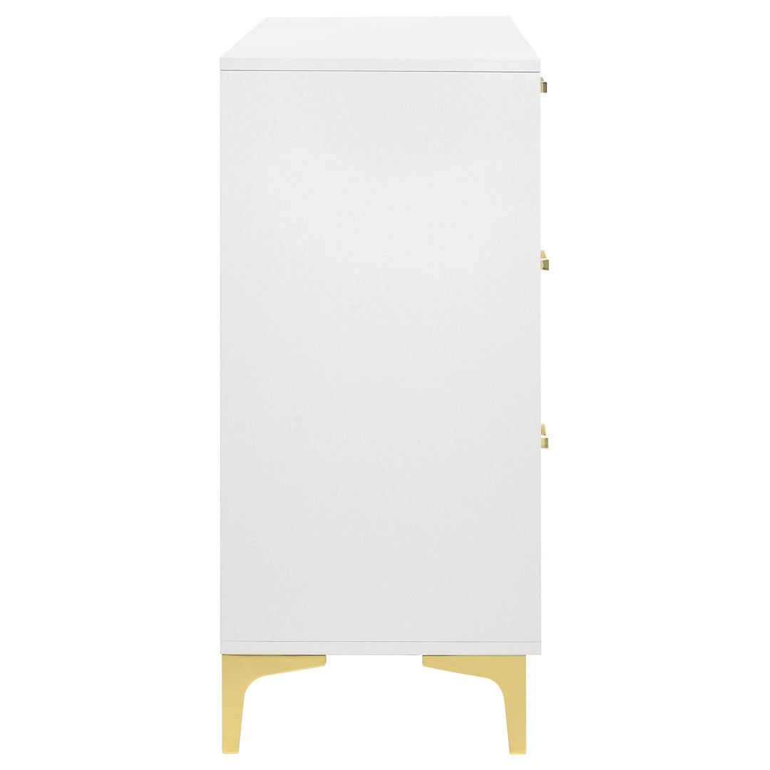 Kendall 6-drawer Dresser White