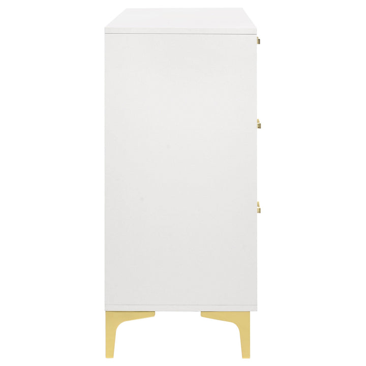 Kendall 6-drawer Dresser White