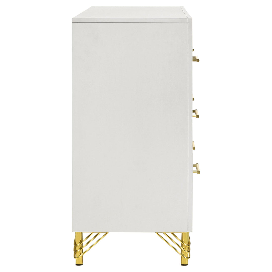Lucia 6-drawer Dresser Cabinet White