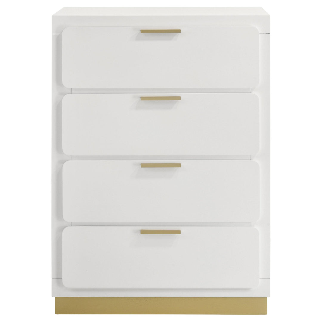 Caraway 4-drawer Bedroom Chest White