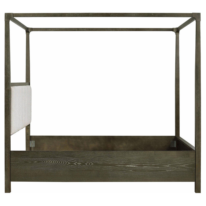 Gran Park Queen Canopy Bed Dark Cocoa