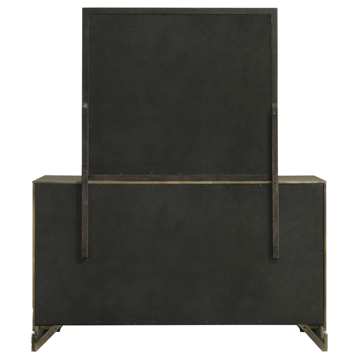 Gran Park 6-drawer Dresser and Mirror Dark Cocoa