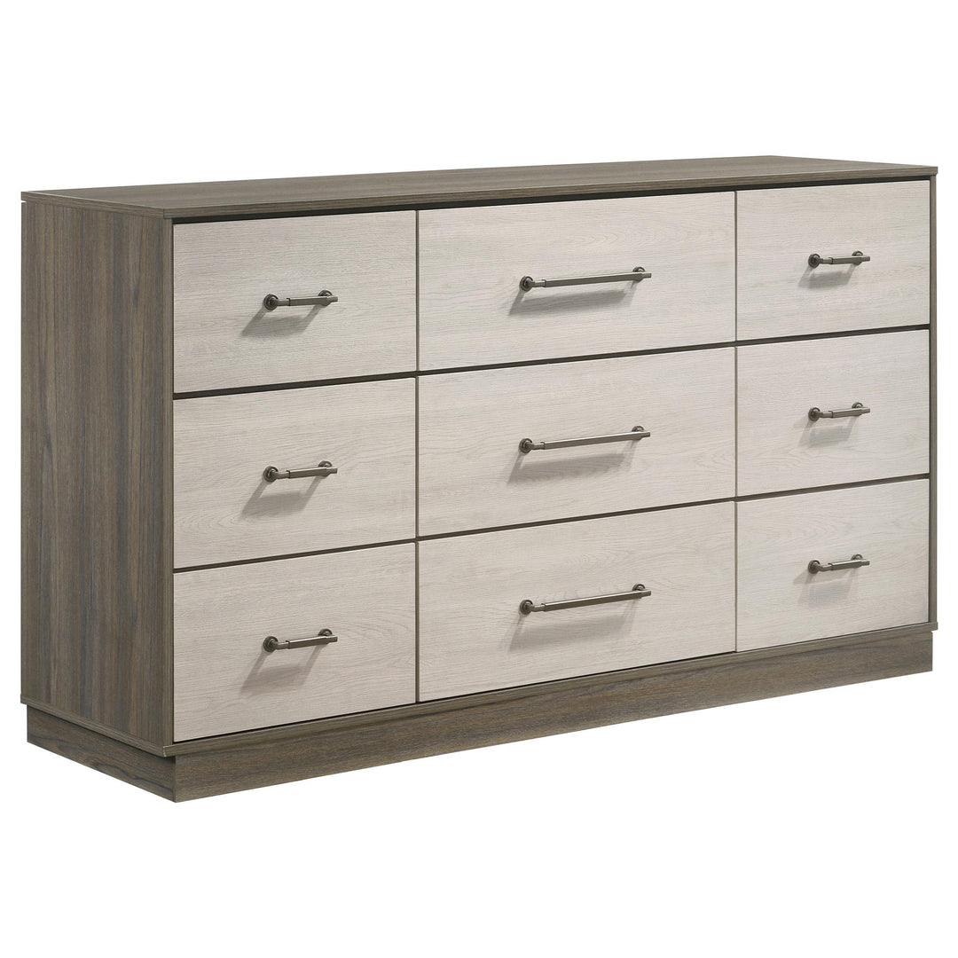 Fenwick 4-piece California King Bedroom Set Grey Oak