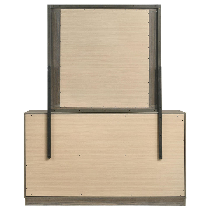 Fenwick 9-drawer Dresser with Mirror Grey Oak