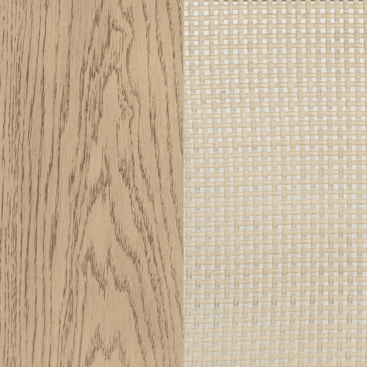 Kailani 9-drawer Dresser and Mirror Beige Oak