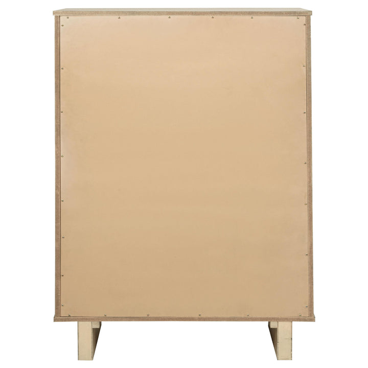Kailani 5-drawer Bedroom Chest of Drawers Beige Oak