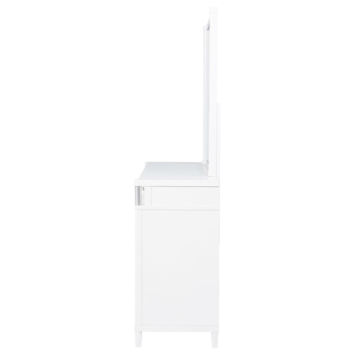 Gracemont 8-drawer Bedroom Dresser with Mirror White