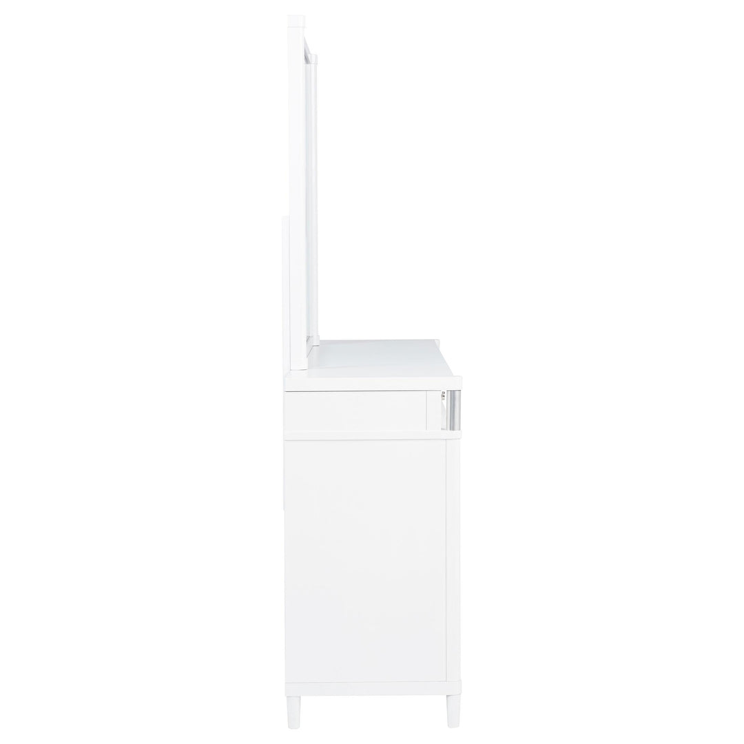 Gracemont 8-drawer Bedroom Dresser with Mirror White