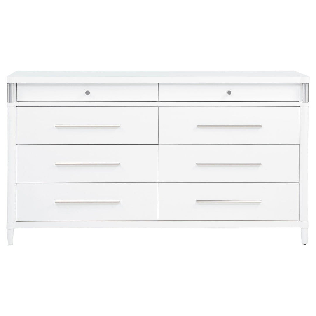Gracemont 8-drawer Bedroom Dresser Cabinet White