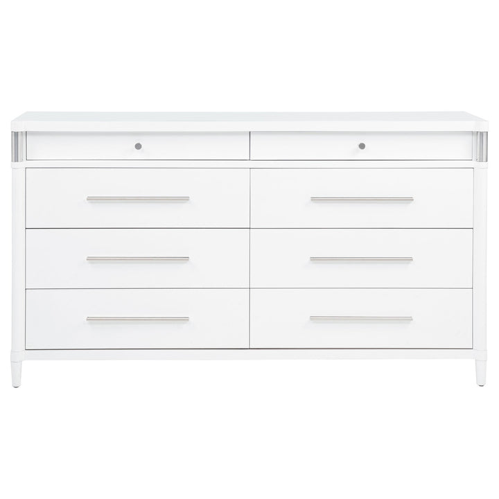 Gracemont 8-drawer Bedroom Dresser Cabinet White