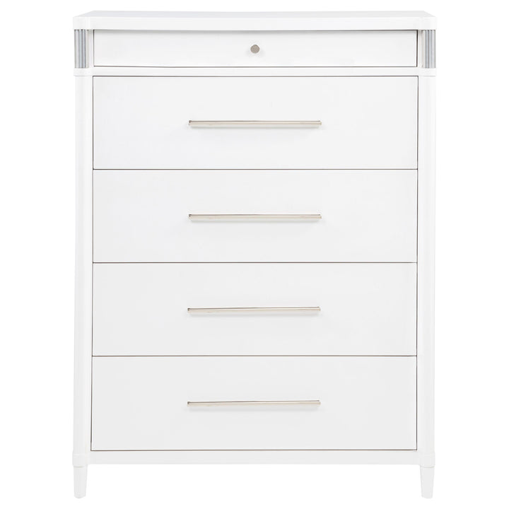 Gracemont 5-drawer Bedroom Chest of Drawers White