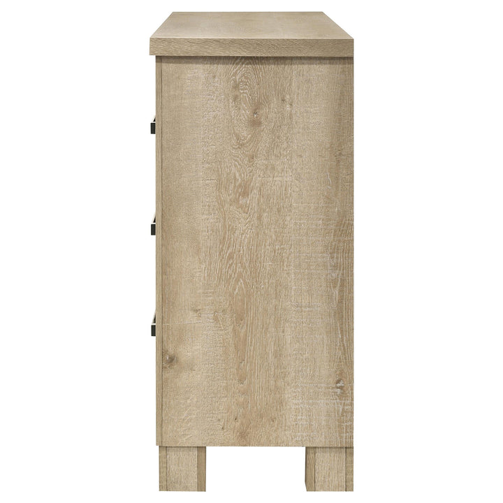 Oakglen 6-drawer Bedroom Dresser Weathered Oak