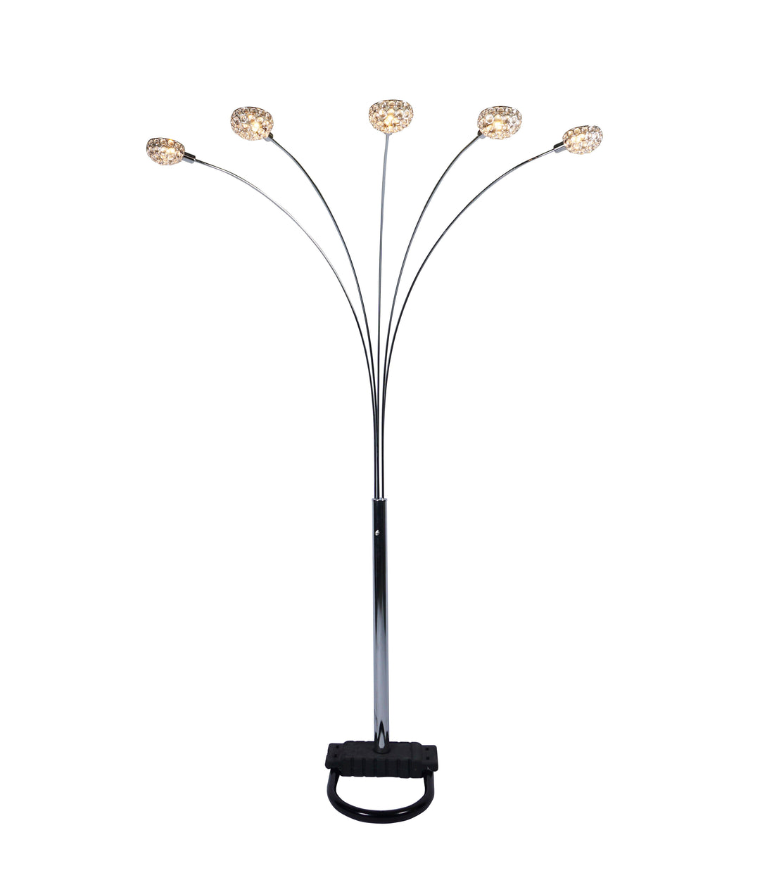 Half Moon Floor Lamp - Black