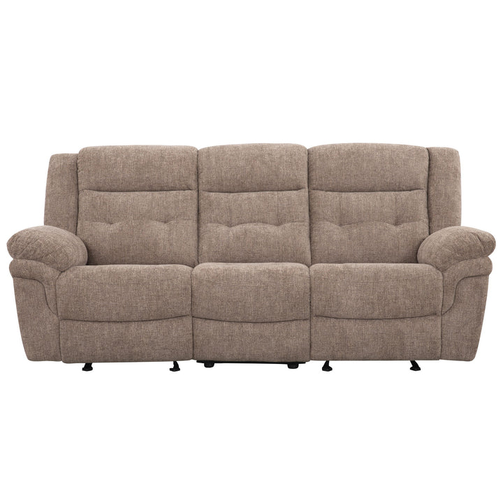 Sydney - Manual Recliner Sofa - Brown
