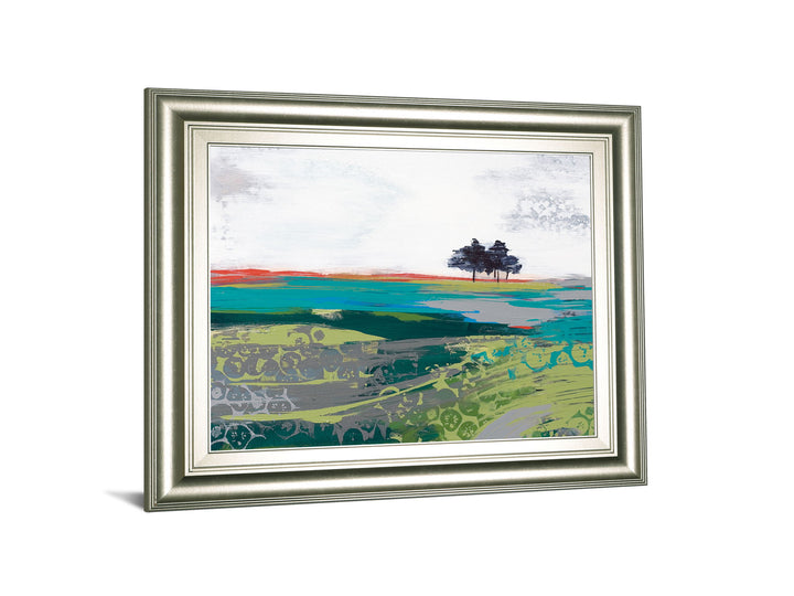 Summer Breeze By Leslie Bernsen - Framed Print Wall Art - Gray
