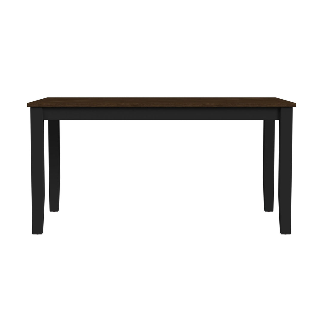 Brooks - 6 Piece Dining Set With Table, 4 Wood Back And Upholstered Seat Chairs, And Bench