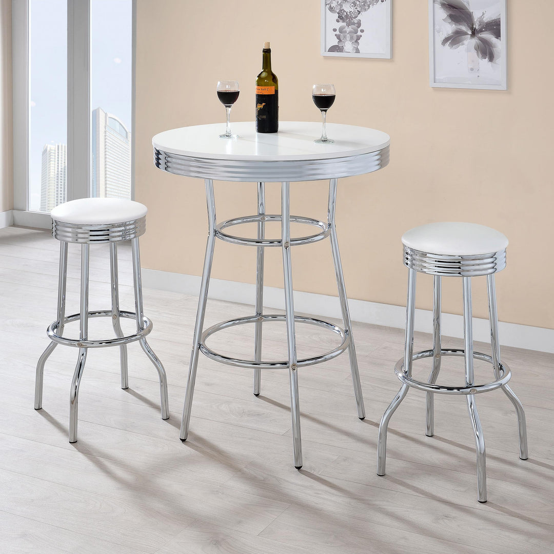 Retro Round 30-inch 1950&