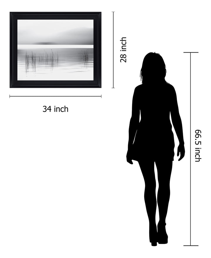 Whispering Reeds - 28" x 34" Framed Wall Art