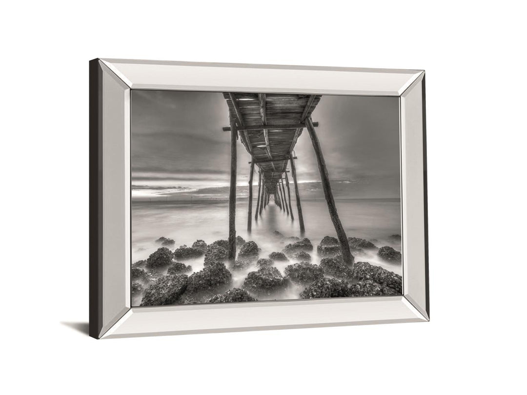 Beneath The Bamboo By Nhiem Hoang The - Mirror Framed Print Wall Art - Dark Gray