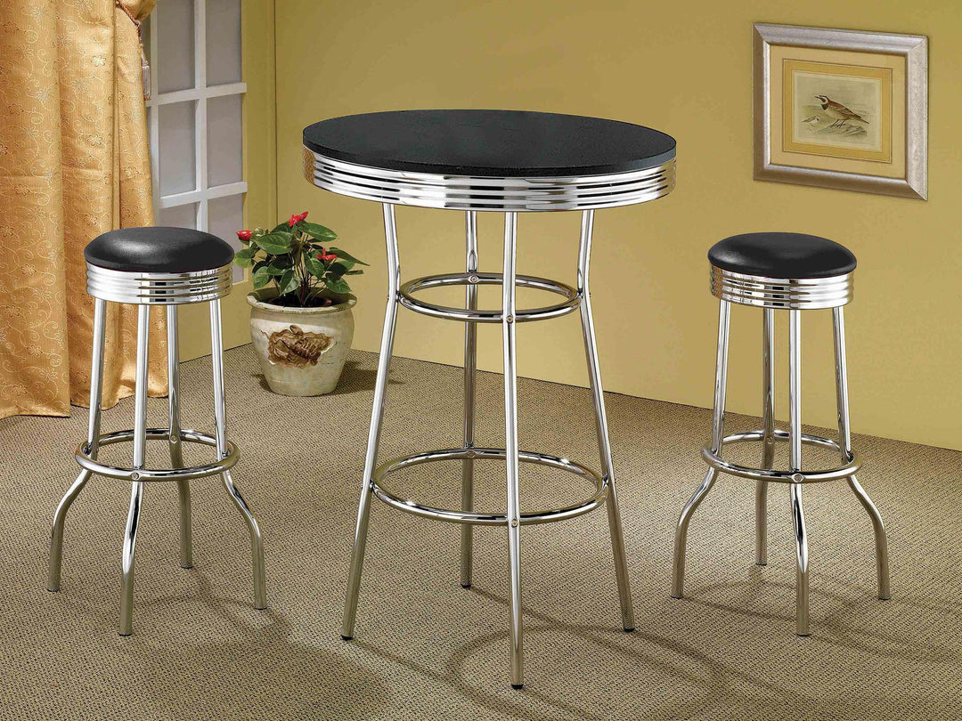 Retro Round 30-inch 1950&