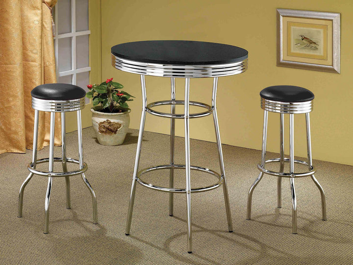 Retro Round 30-inch 1950&