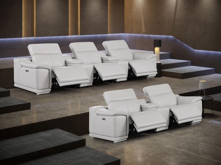 9762 - 8-Piece Modular Power Reclining Sofa And Console Loveseat Set With