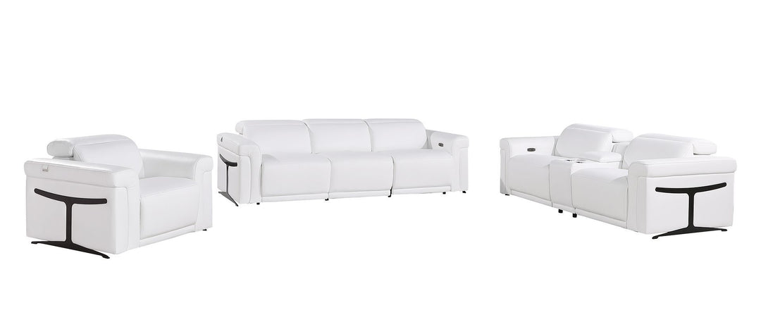 1126 - 7-Piece Modular Power Reclining Sofa, Loveseat &amp; Chair Set In With 5 Power Recliners &amp; Power Headrests