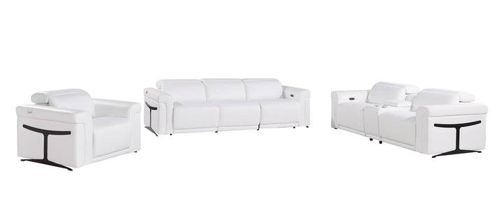 1126 - 7-Piece Modular Power Reclining Sofa, Loveseat &amp; Chair Set In With 5 Power Recliners &amp; Power Headrests