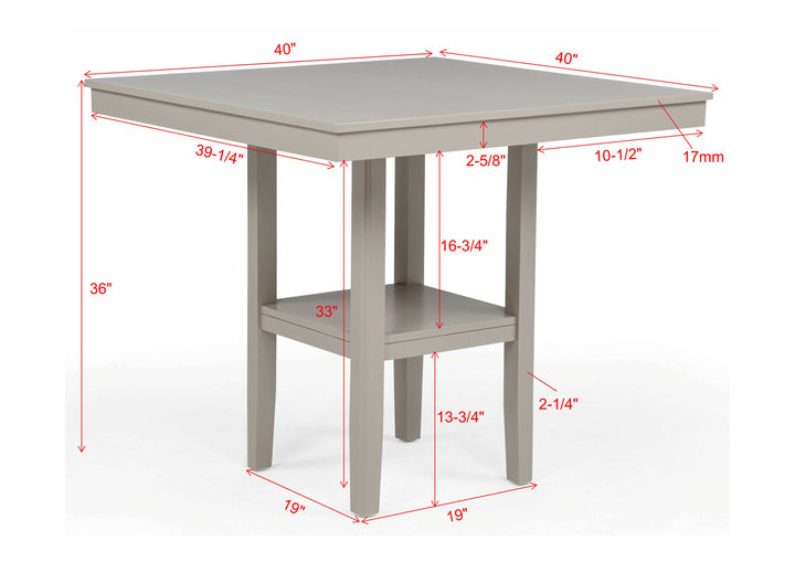 Lester 5-Piece Dining Set