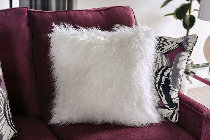 Jillian - Sofa - Plum / Ivory / White