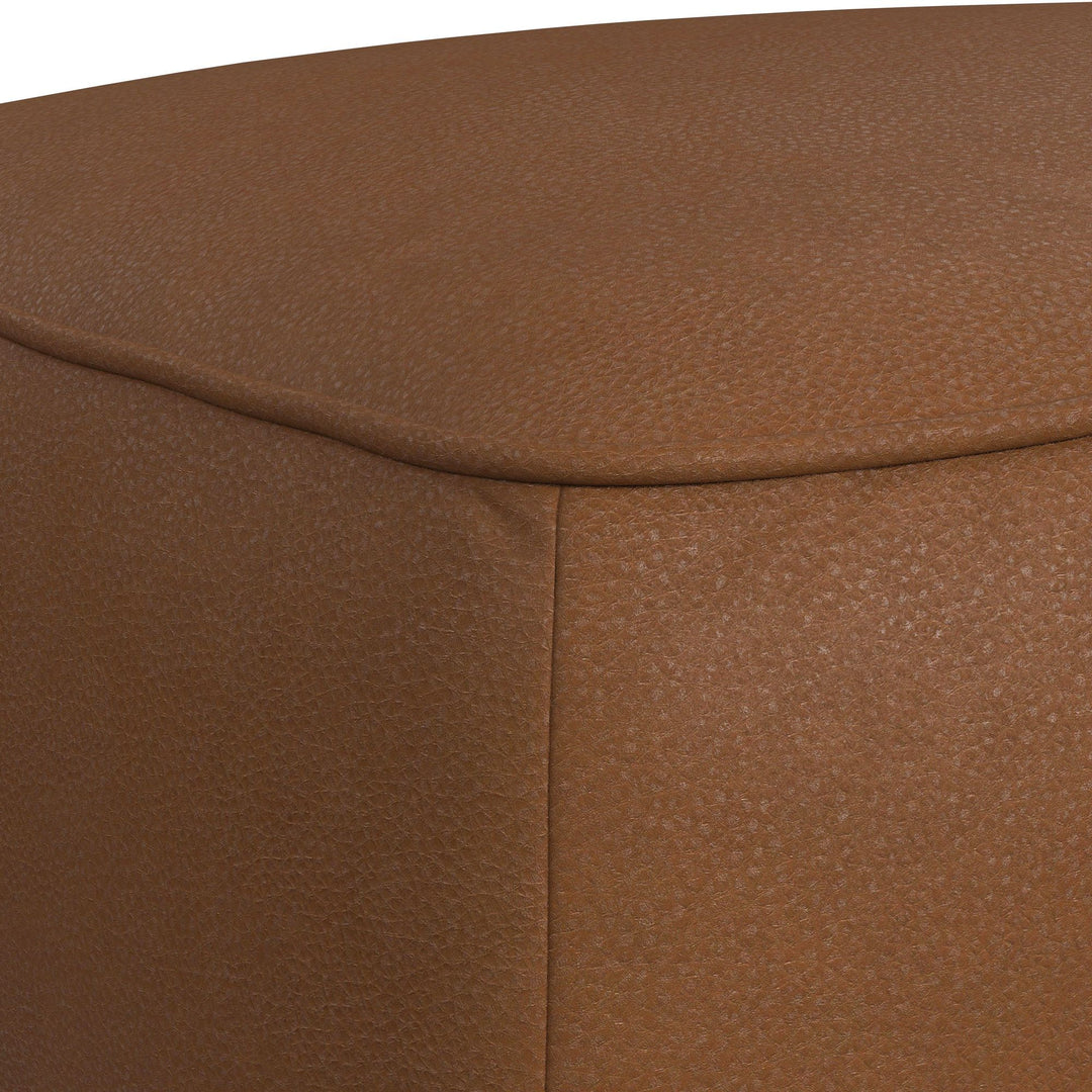 Destiny - Ottoman With Wood Base