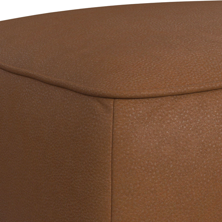 Destiny - Ottoman With Wood Base