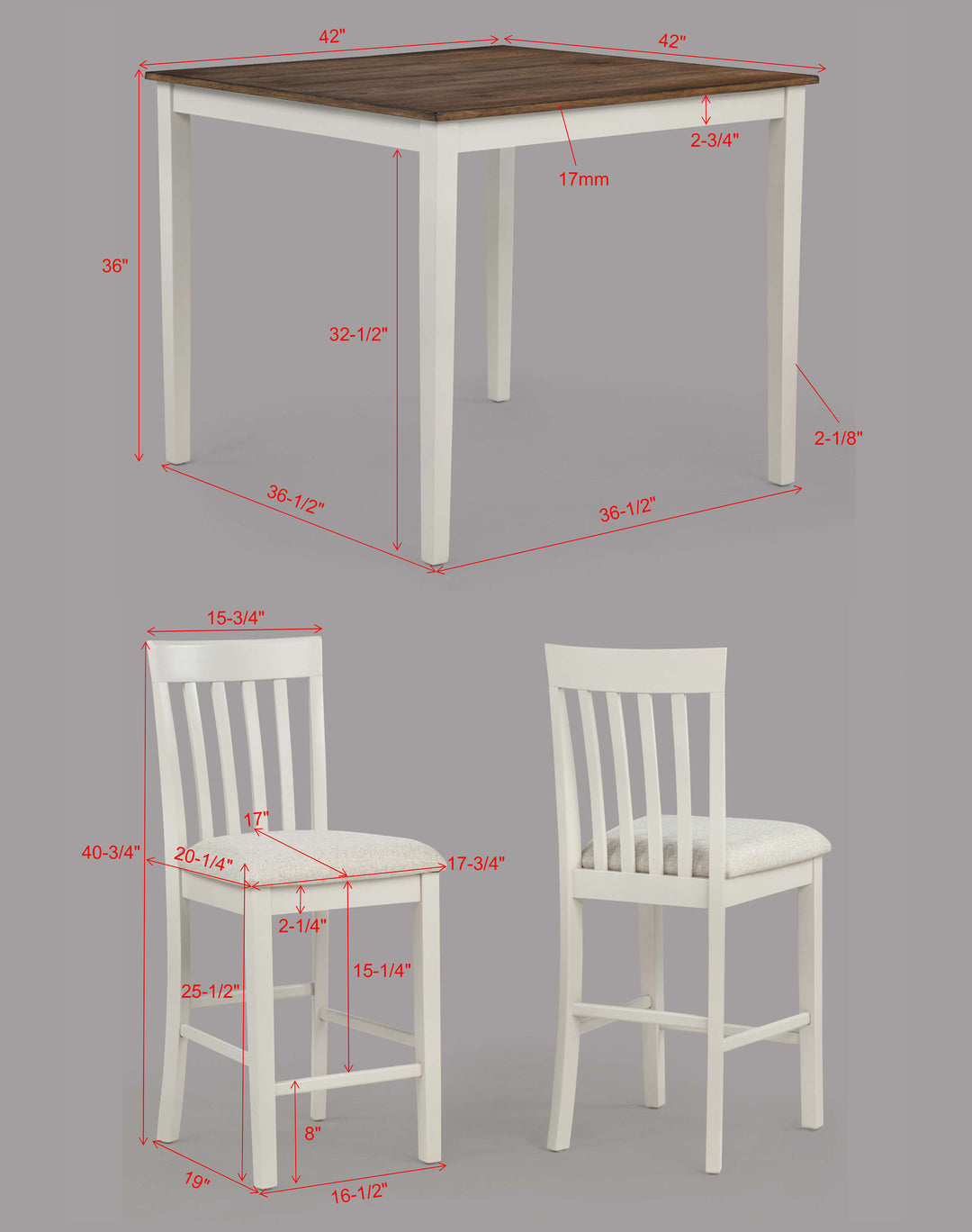 Brody 5-Piece Dining Set