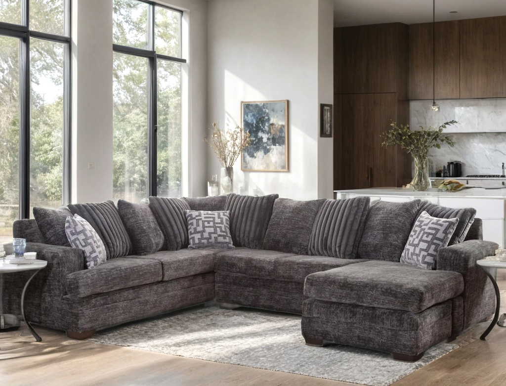 2775-07 CHARCOAL Sectional