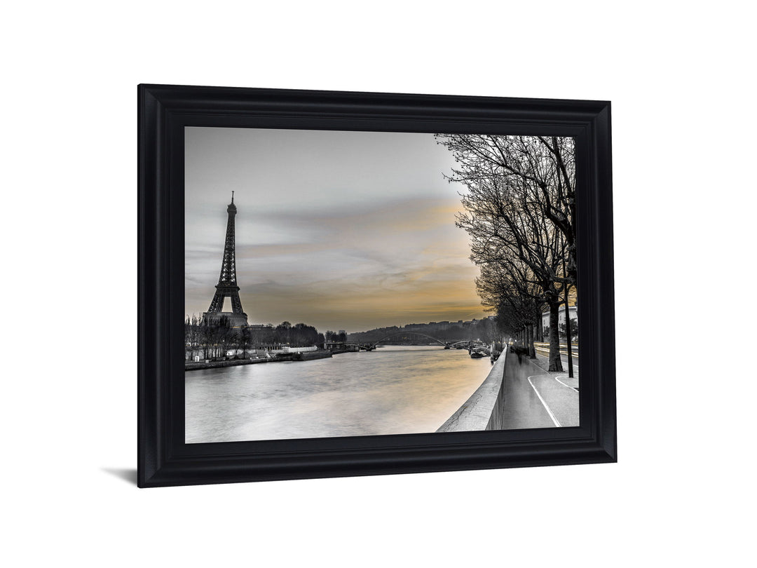 Amber Haze Promenade - 28" x 34" Framed Wall Art