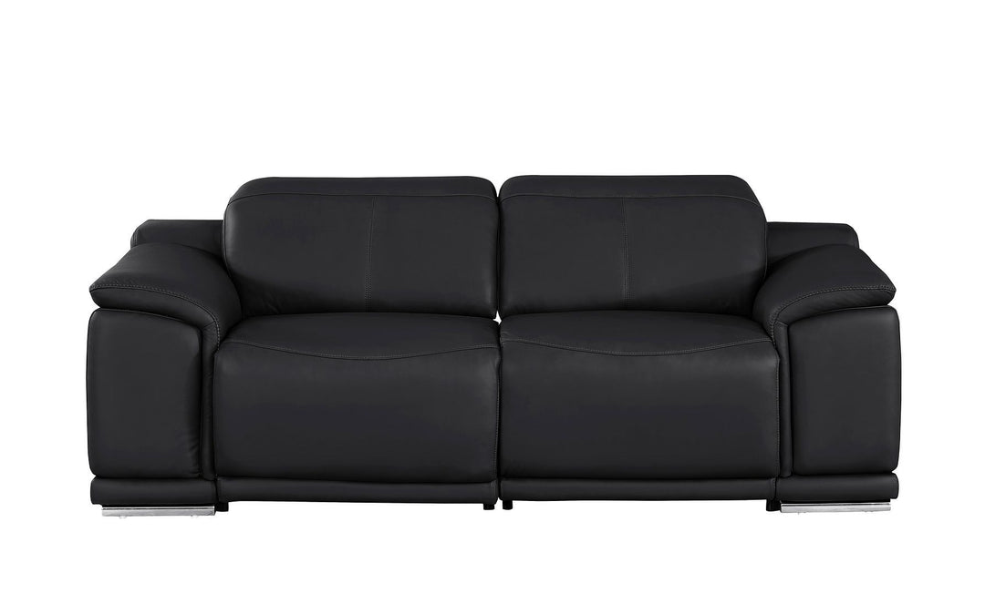 2679 - Genuine Leather Loveseat With Dual Power Recliners