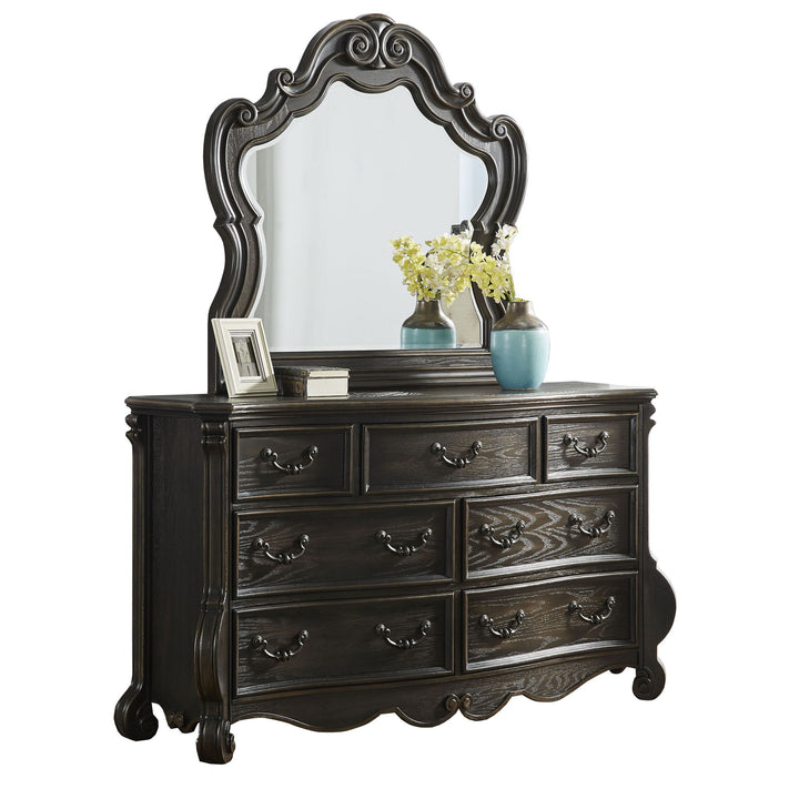 Rhapsody - Dresser And Mirror - Dark Brown